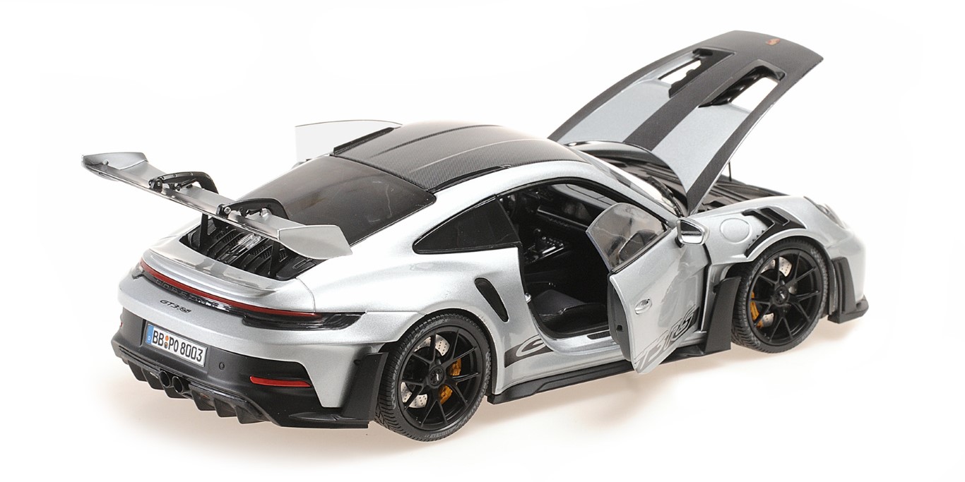 mini-110062020-3-Porsche-911-992-GT3-RS-sport-auto-Supertest-Nordschleife-silber-schwarz-limitiert