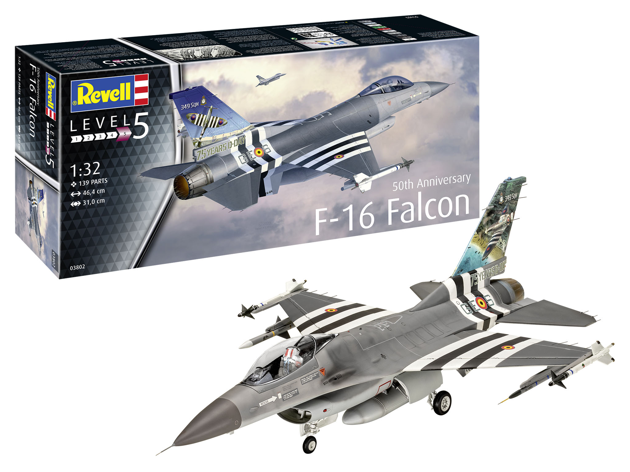 revell-03802-F-16-Falcon-50th-Anniversary-Sonderlackierung