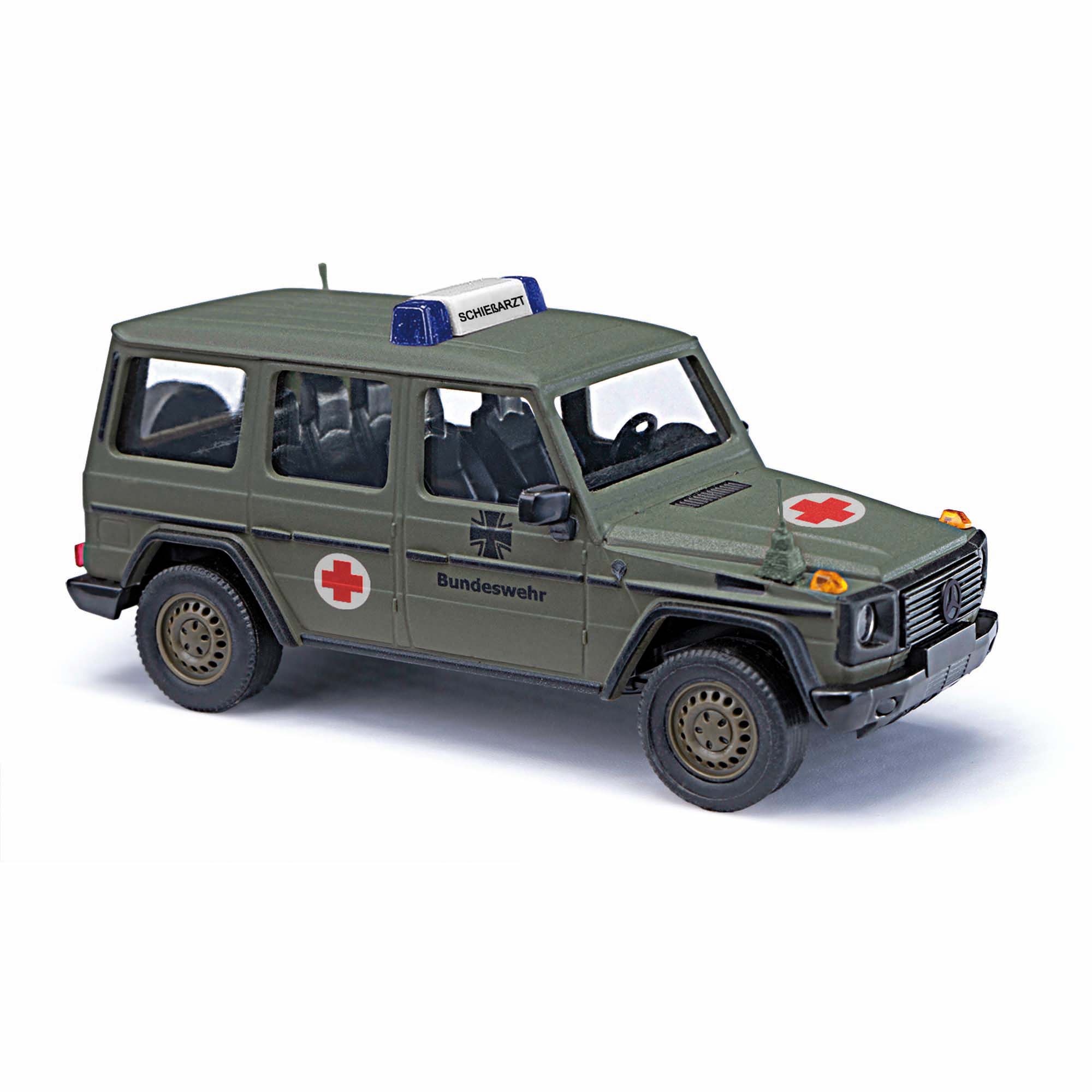 busch-51441-Mercedes-Benz-G-Klasse-BW-Bundeswehr-Sani-Rotes-Kreuz-Schießarzt