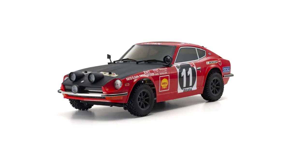 kyosho-34482T1-3-1971-Datsun-240Z-Rally-Fazer-Mk-2-Front