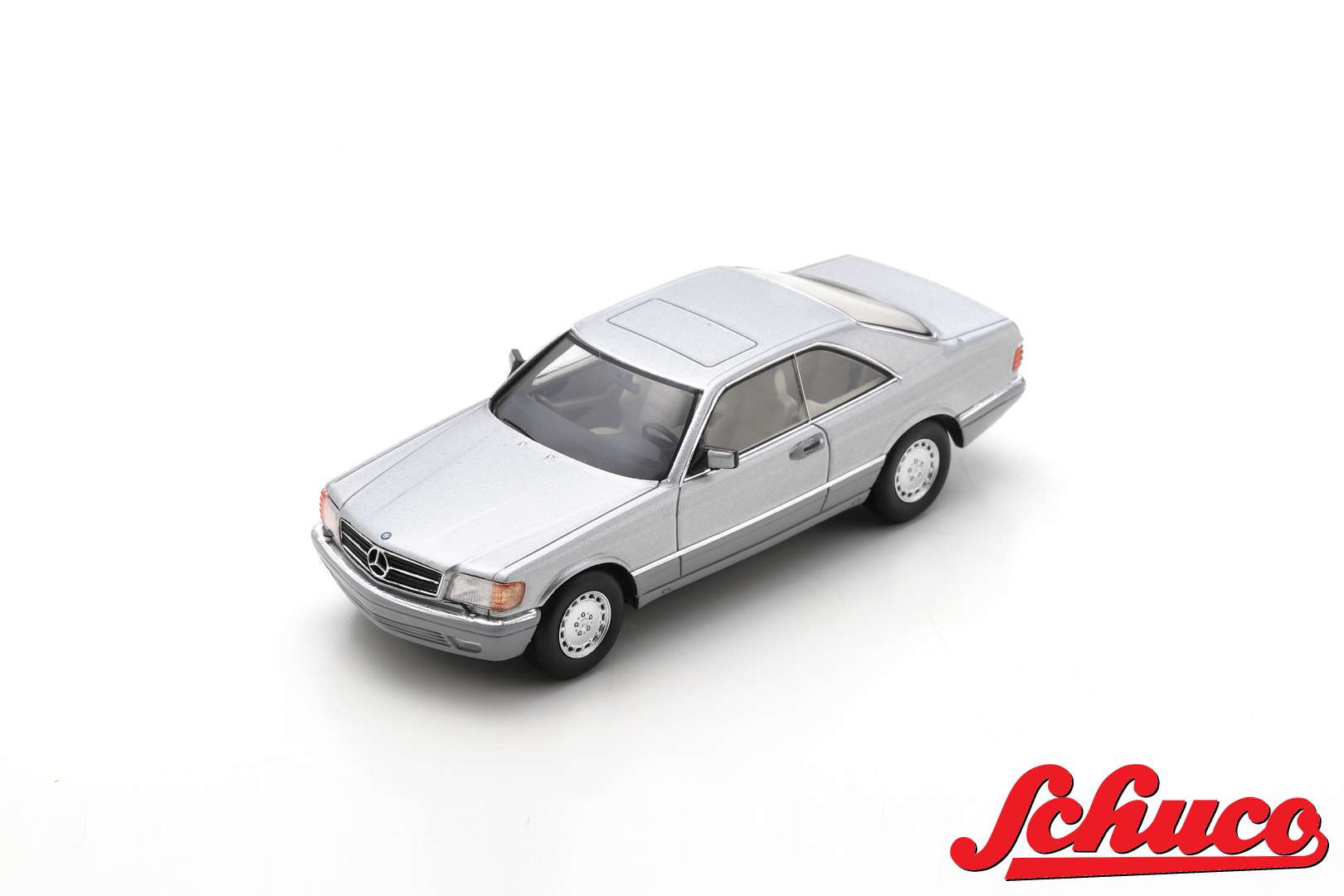 schuco-450921200-Mercedes-560-SEC-1989-silber-metallic-S-Klasse-Coupé