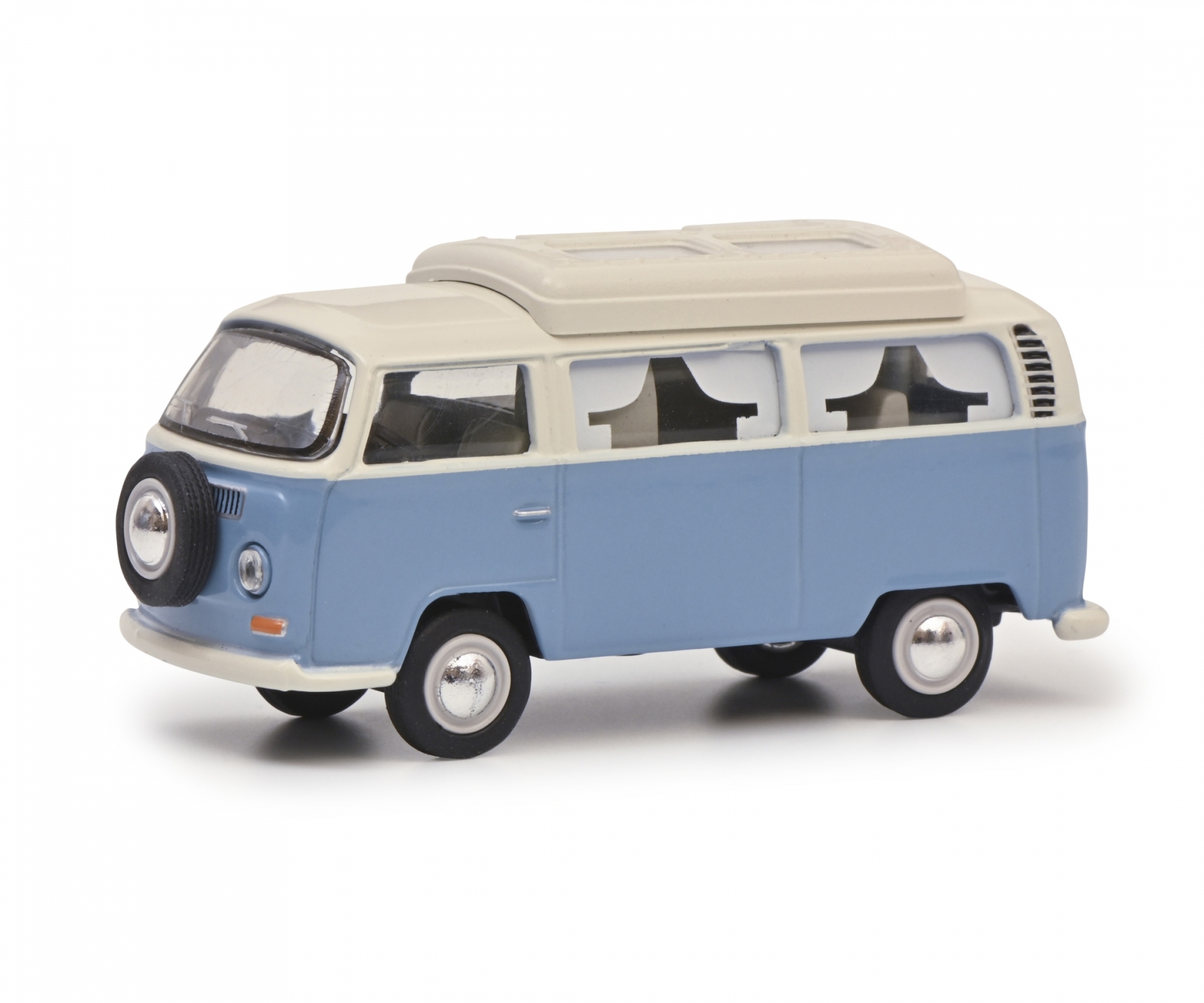 schuco-452020400-1-Volkswagen-VW-T2-Campingbus-blau-weiß-70er-Jahre-aircooled