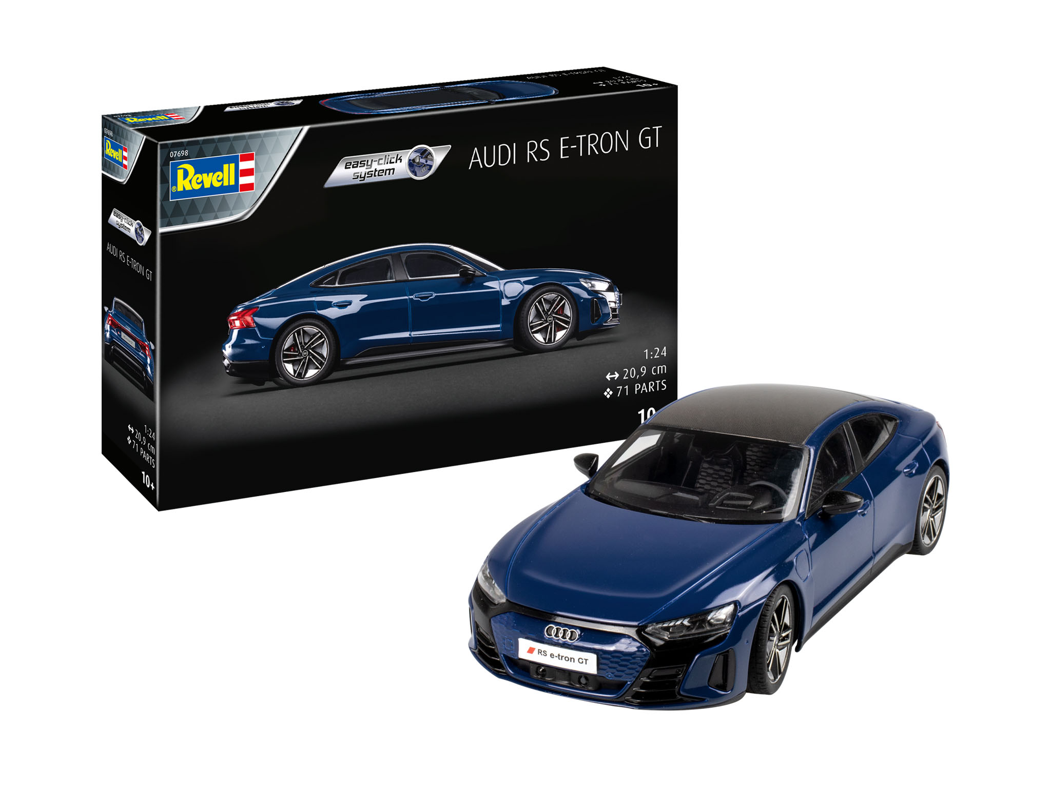 revell-07698-1-Audi-RS-E-TRON-GT-Elektro-Sportwagen-easy-click-system-Steckbausatz-für-Modellbau-Einsteigerinnen-Geschenkset-Box