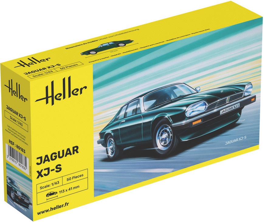 heller-80183-1-Jaguar-XJ-S-Modellbausatz-vorne