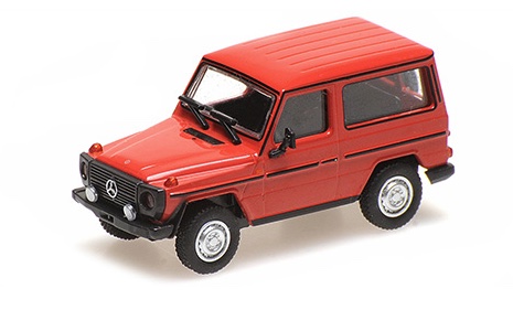 minichamps-870038060-Mercedes-Benz-G-Modell-W460-kurz-Radstand-1980-rot