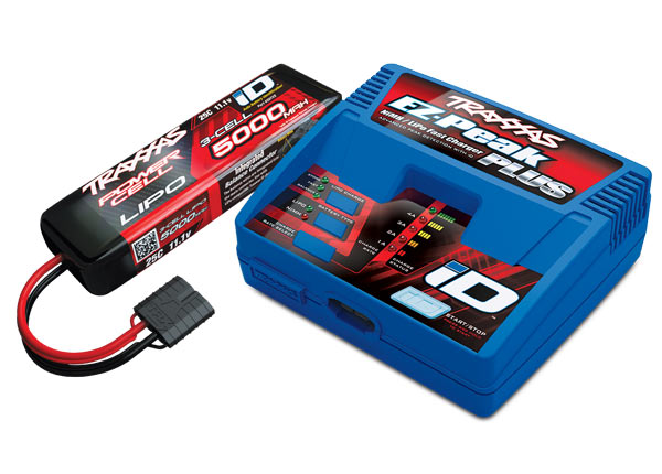 traxxas-2970G-Completer-Pack-Ladeset-Ladegerät-3S-Fahrakku-iD-Schnelllader