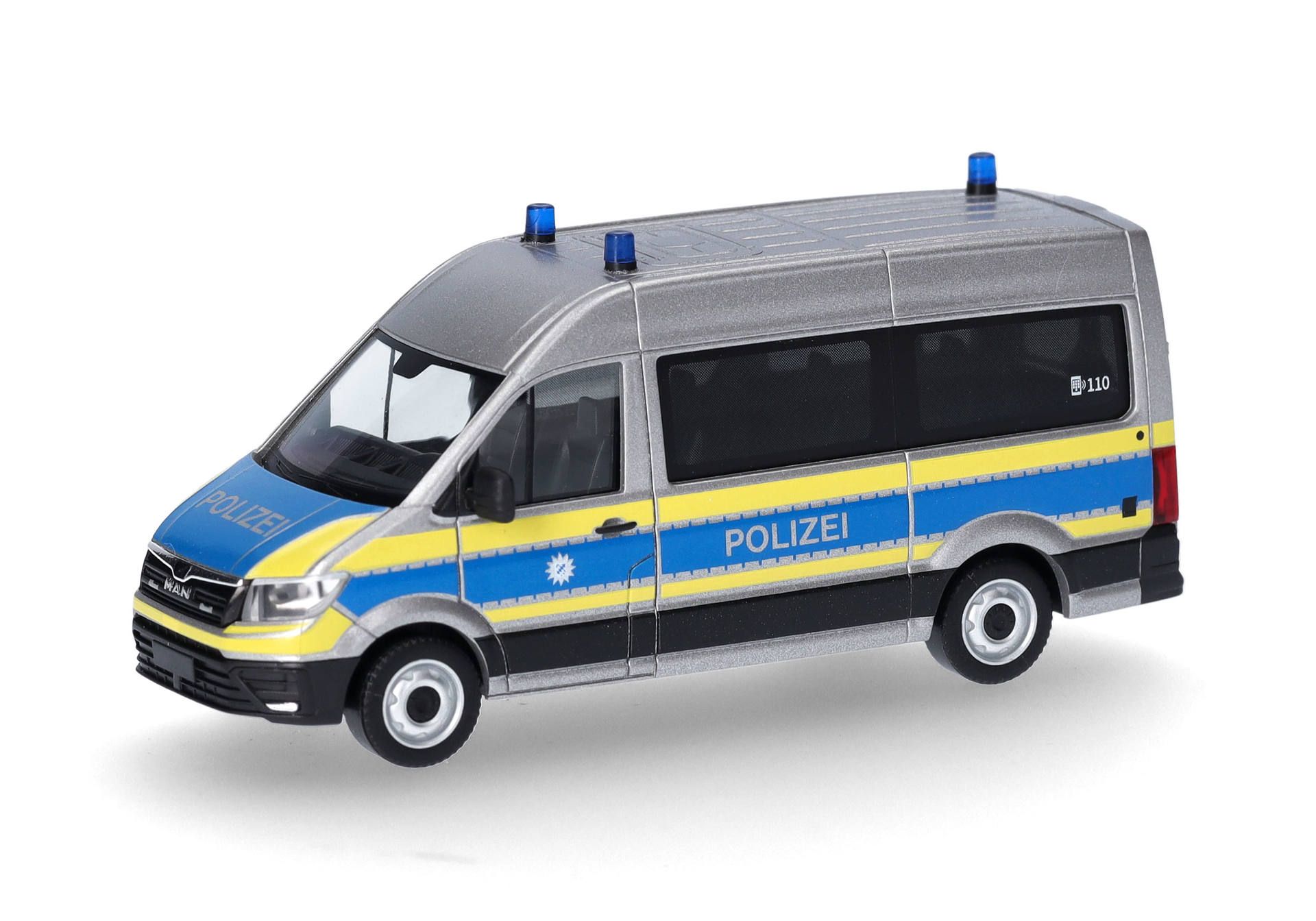 herpa-097796-MAN-TGE-Bus-Hochdach-Polizei-Bayern-Bayerische-Einsatzkräfte-Fahrzeug
