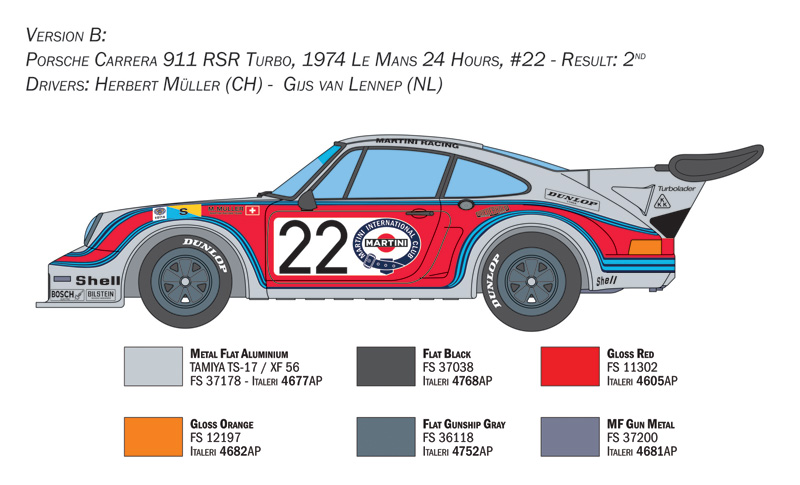 italeri-3625-4-Porsche-Carrera-RSR-Turbo-LM-1974-22-Müller-van-Lennep